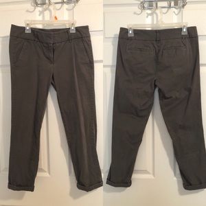 LOFT Skinny Chino Crop Pants Size 2